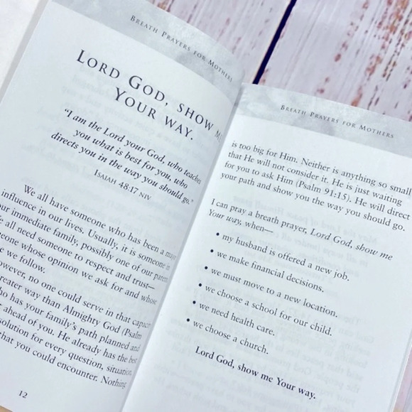 Breath Prayers for Mothers spiritual inspirational small book - Picture 7 of 7